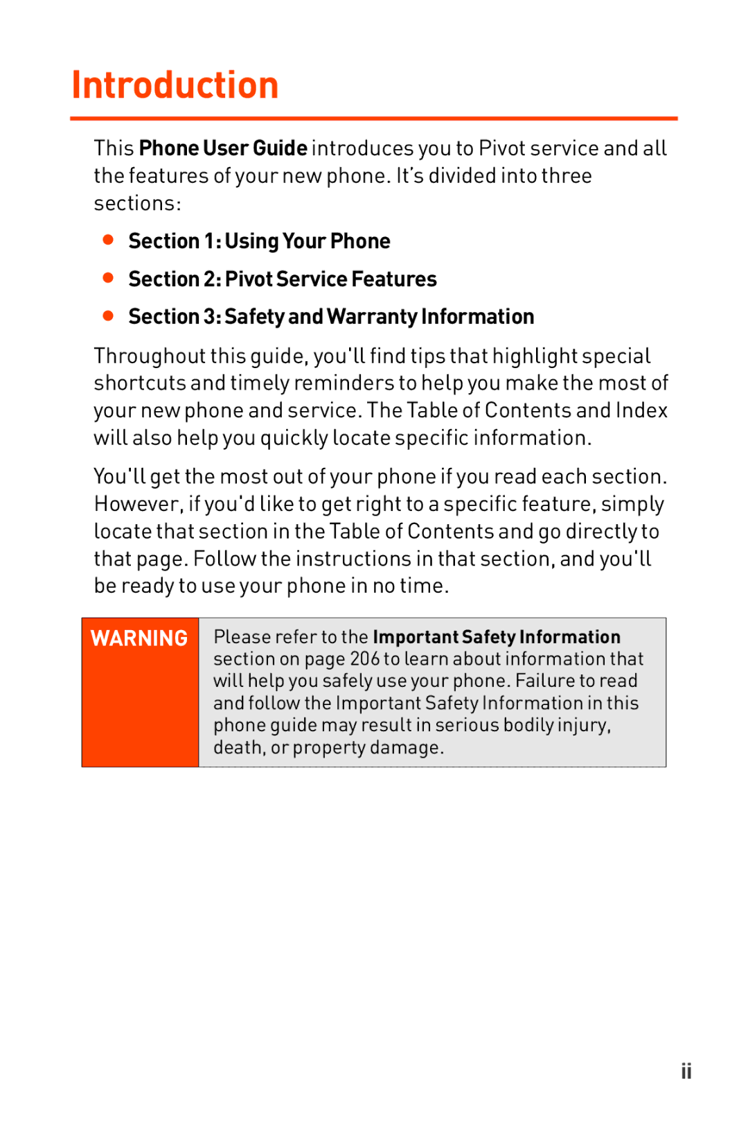 LG Electronics Phone manual Introduction 