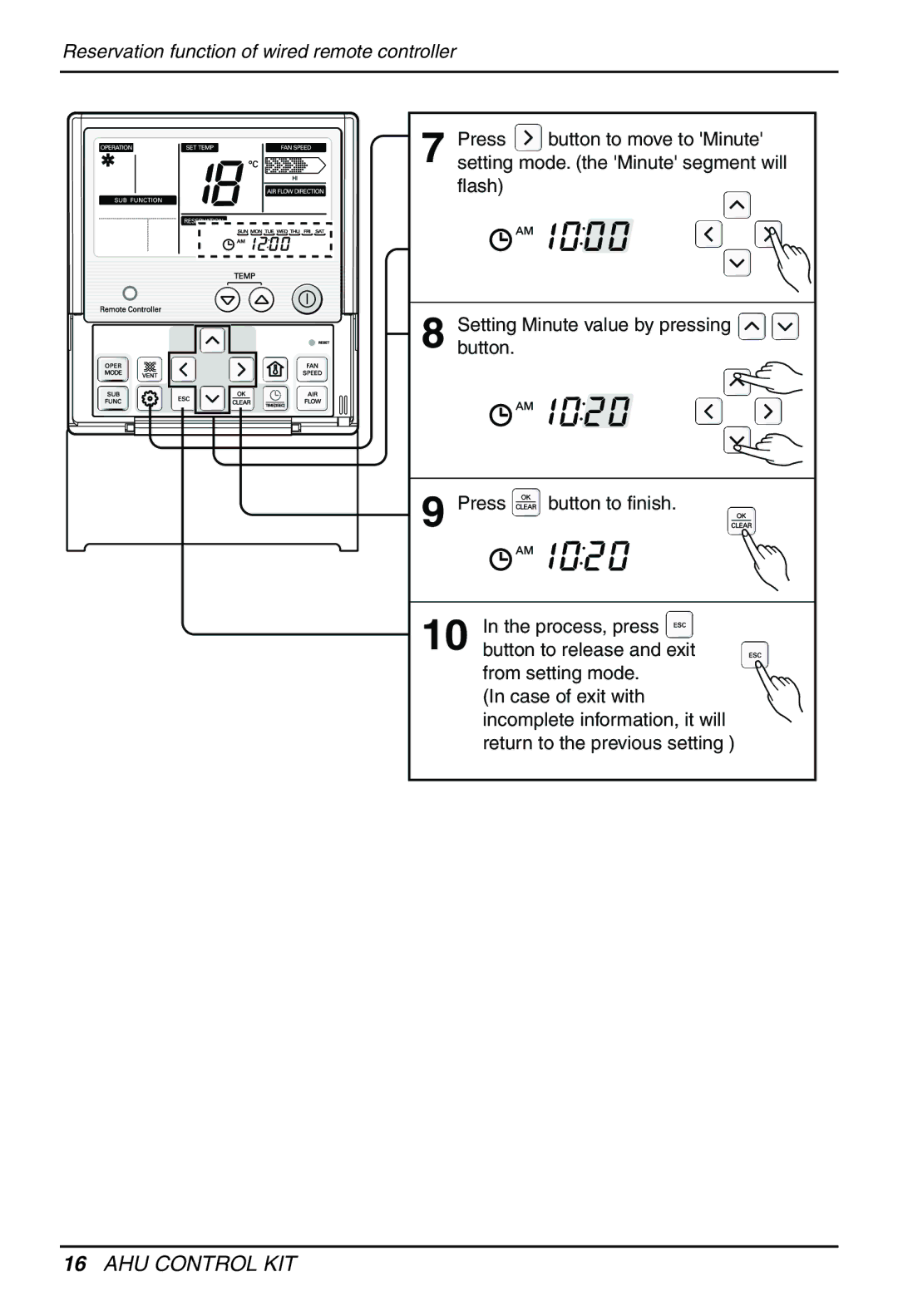 LG Electronics PRCKD20E, PRCKD40E owner manual AHU Control KIT 