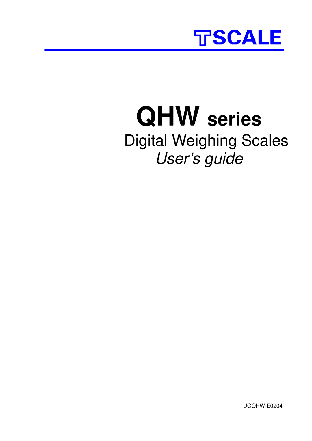 LG Electronics QHW 6, QHW 30, QHW 15 manual QHW series 