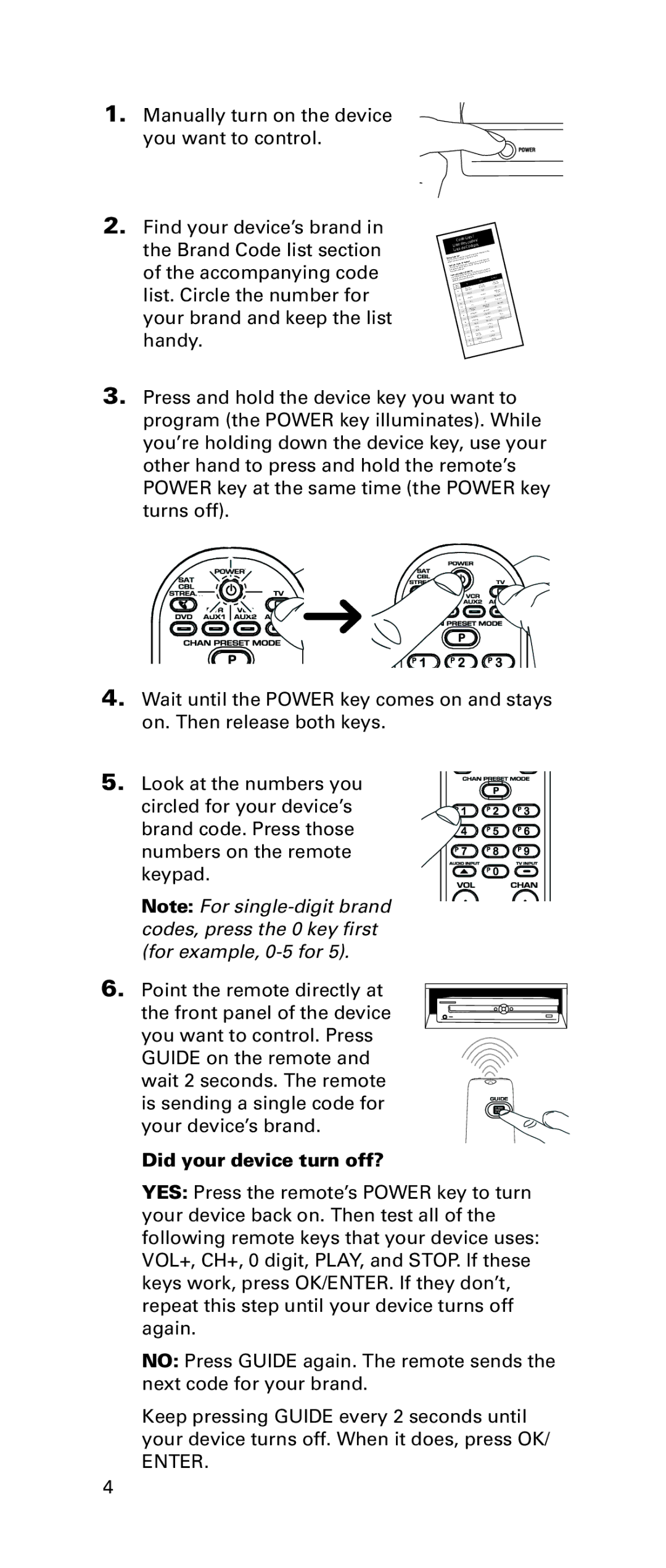 LG Electronics RCRPS06GR owner manual Did your device turn off? 