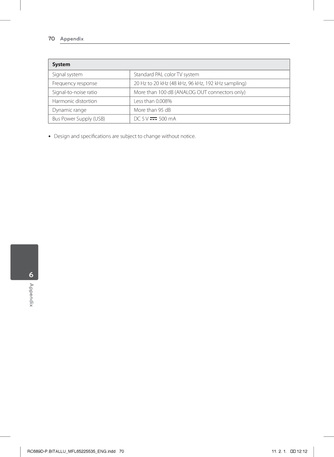 LG Electronics RCT689H owner manual System 