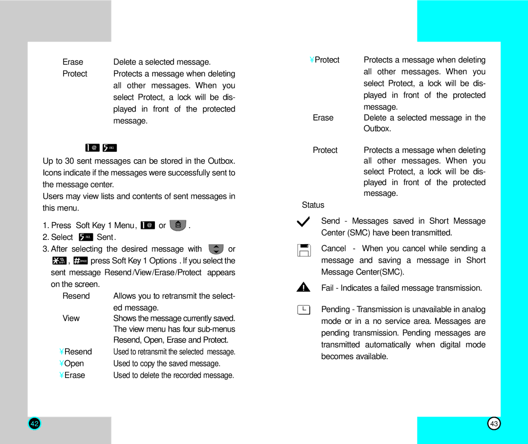 LG Electronics RD2030 user manual Sent 