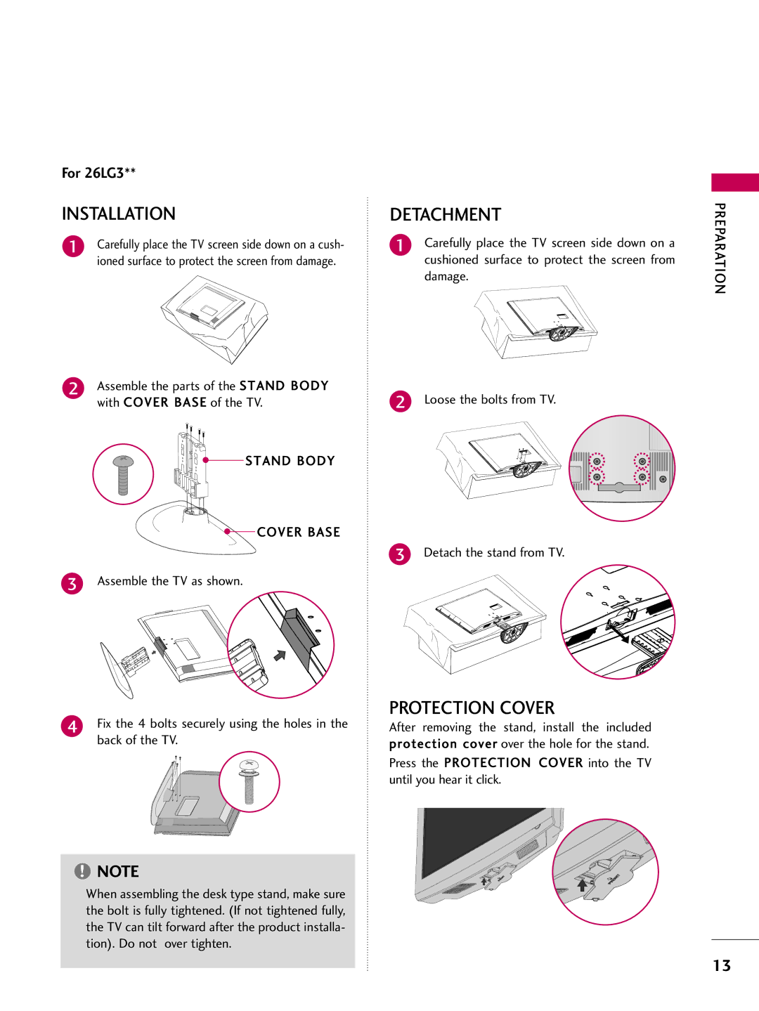 LG Electronics SAC30708022 owner manual Installation 