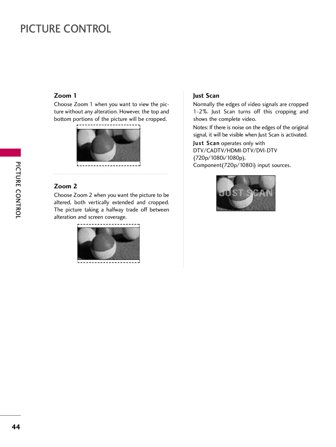 LG Electronics SAC30708026, 223DCH owner manual Picture Control 