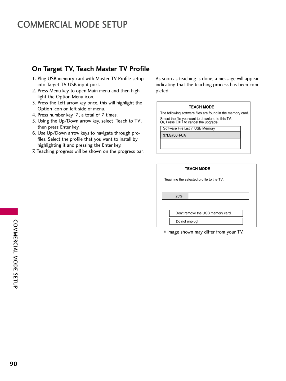 LG Electronics SAC30708043, 42700H, 37700H, 32700H owner manual On Target TV, Teach Master TV Profile 