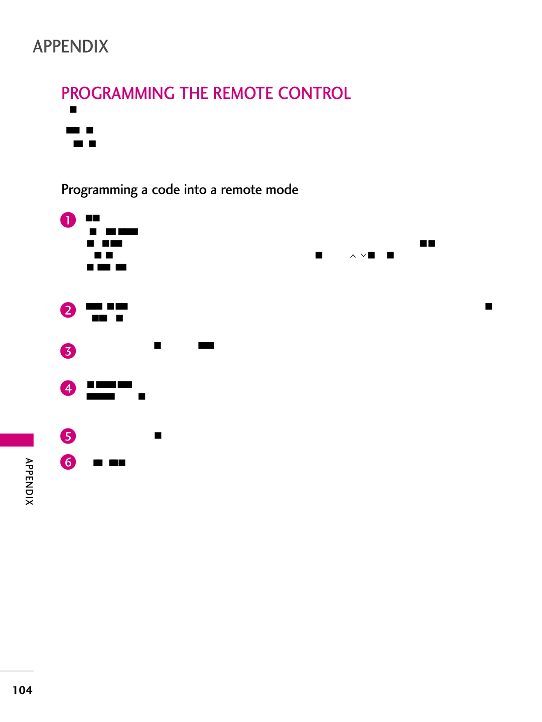 LG Electronics SAC33575901 owner manual Programming the Remote Control, Testing your remote control 