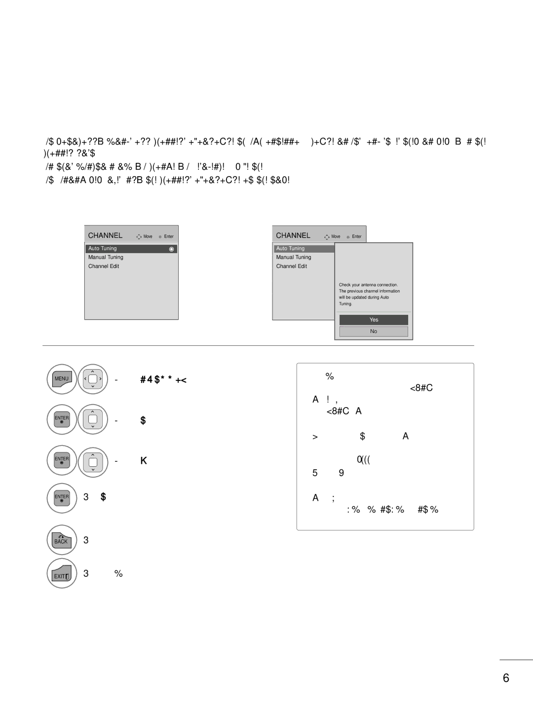 LG Electronics sac34134202 (1004-rev02) owner manual Channel Setup, Auto Scan Auto Tuning, Watching TV / Channel 