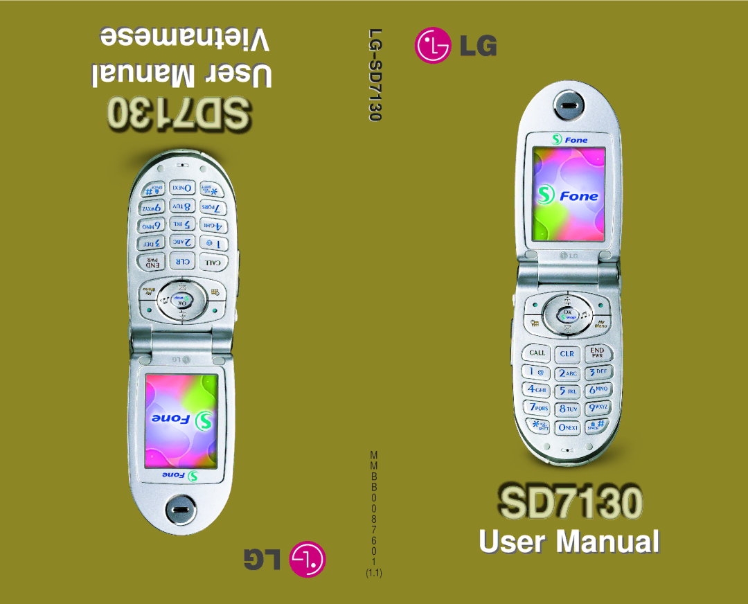 LG Electronics SD7130 user manual Vietnamese Manual User 