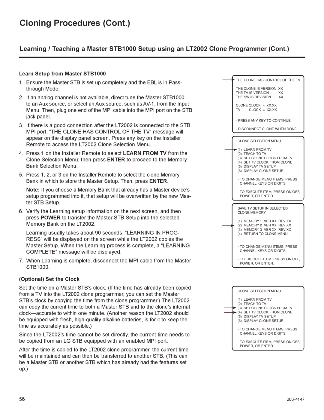 LG Electronics STB1000 manual To Execute ITEM, Press ON/OFF, POWER, or Enter 