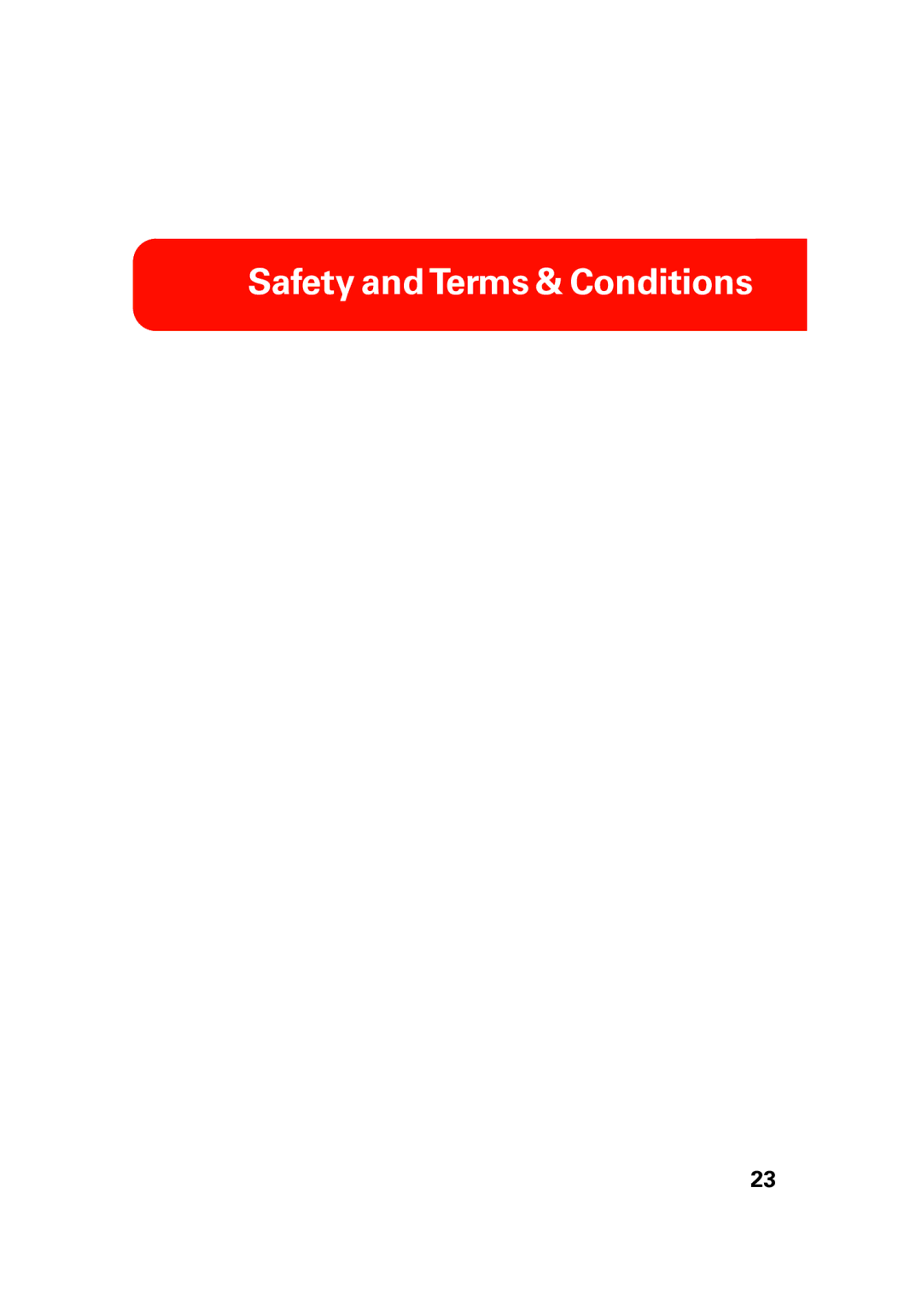 LG Electronics Sti manual Safety and Terms & Conditions 