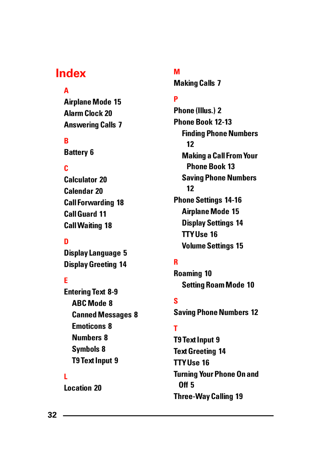 LG Electronics Sti manual Index 