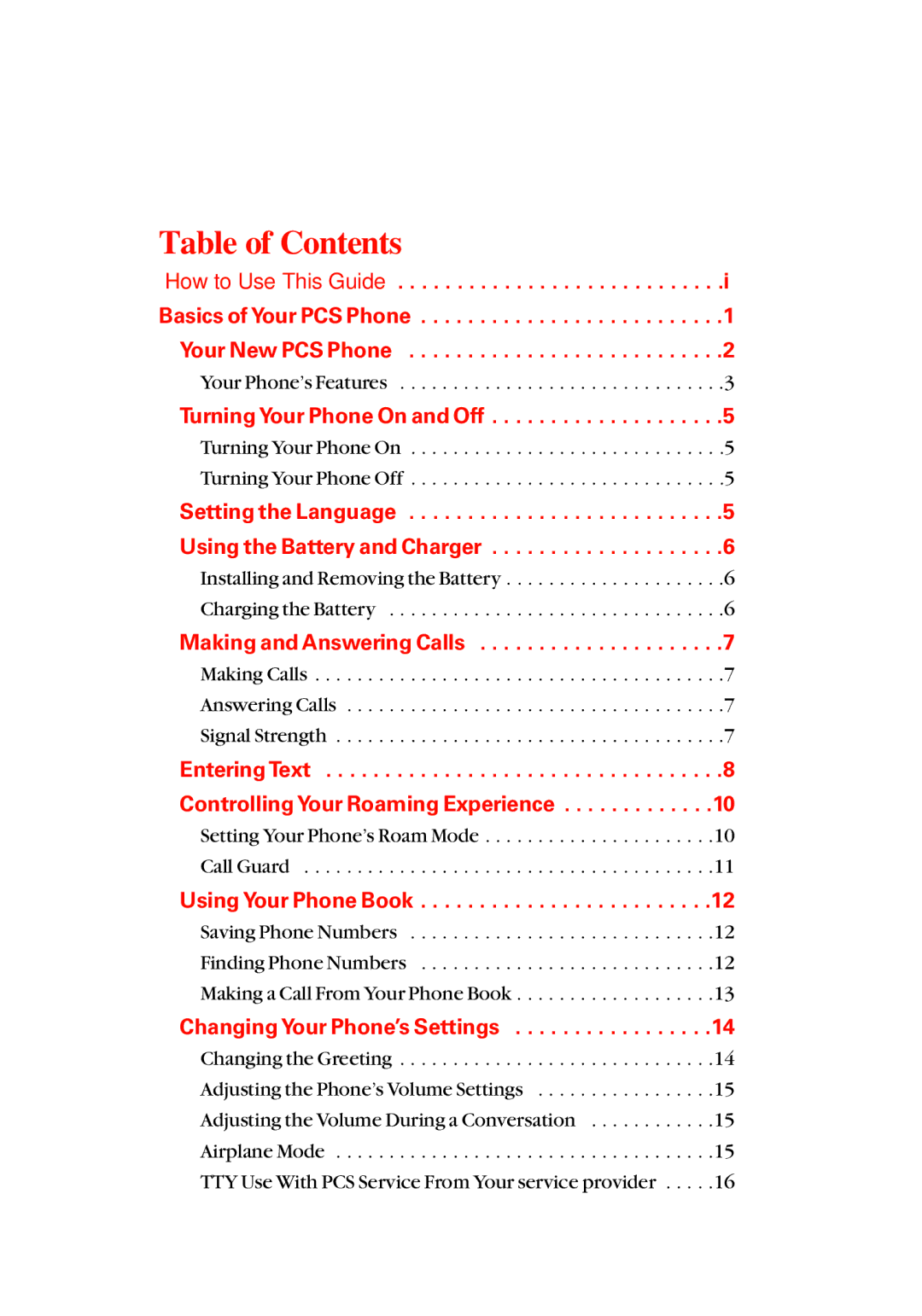 LG Electronics Sti manual Table of Contents 