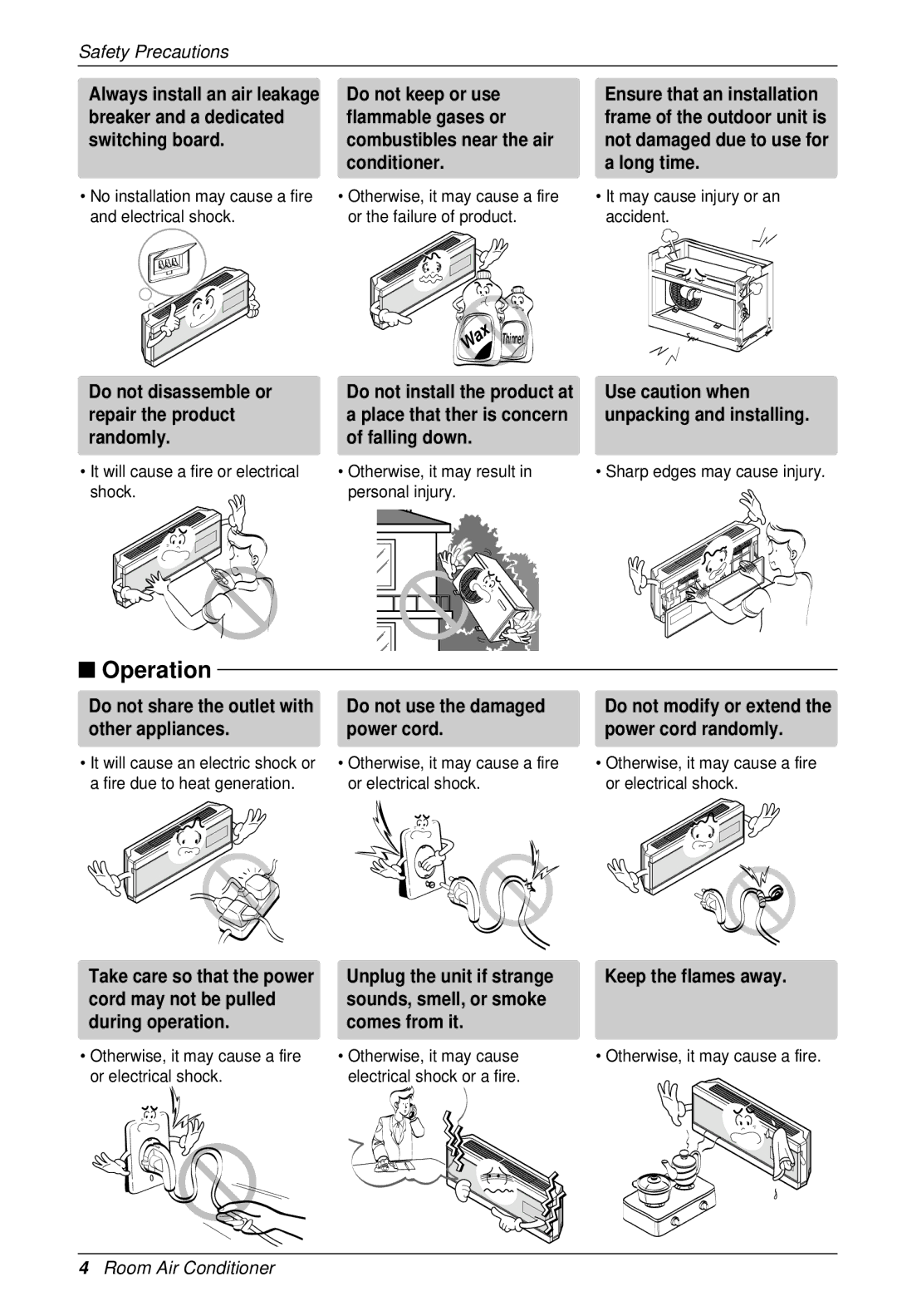 LG Electronics SU/SZ CHASSIS owner manual Operation 