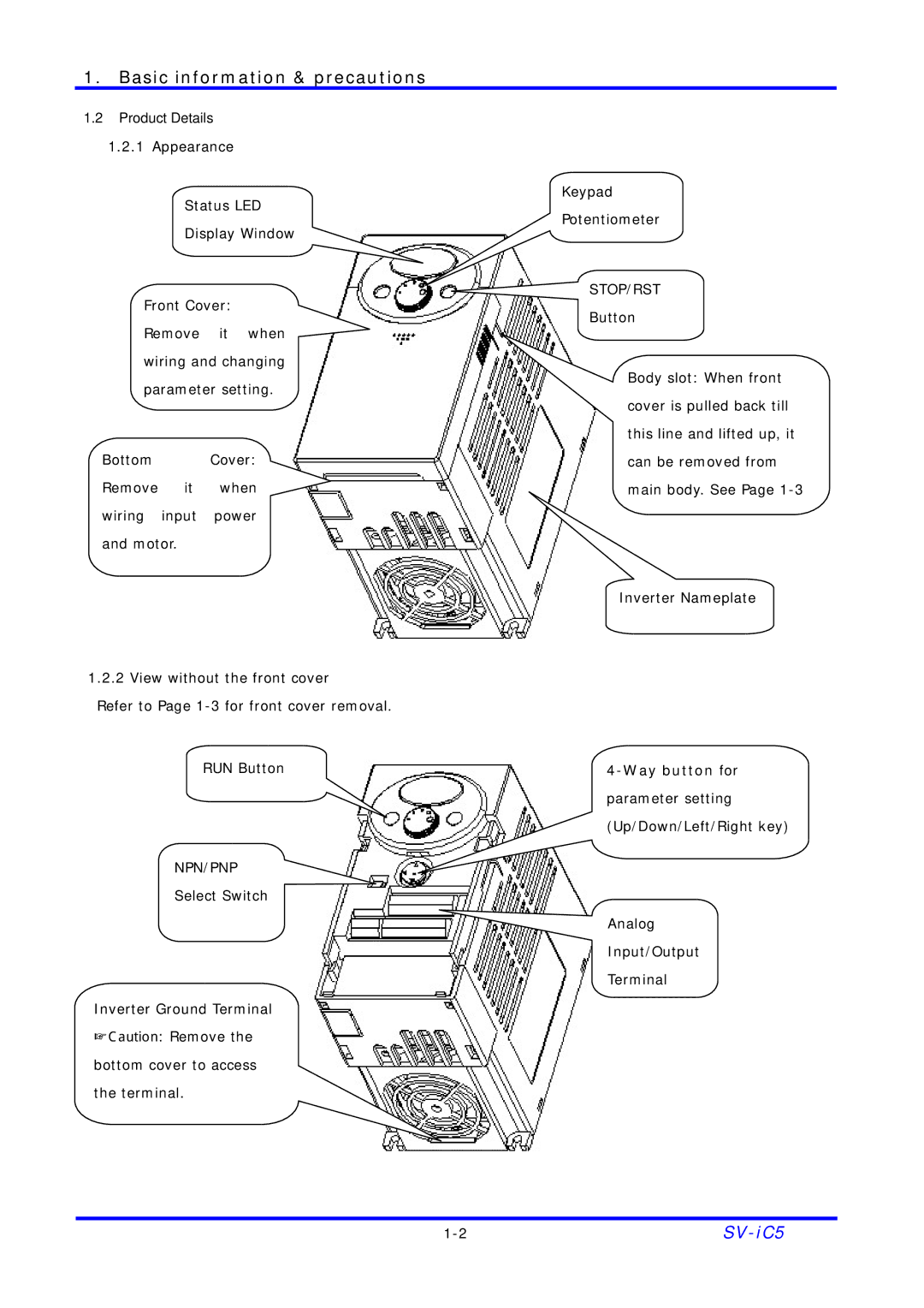 LG Electronics SV-iC5 Series manual Way button for 