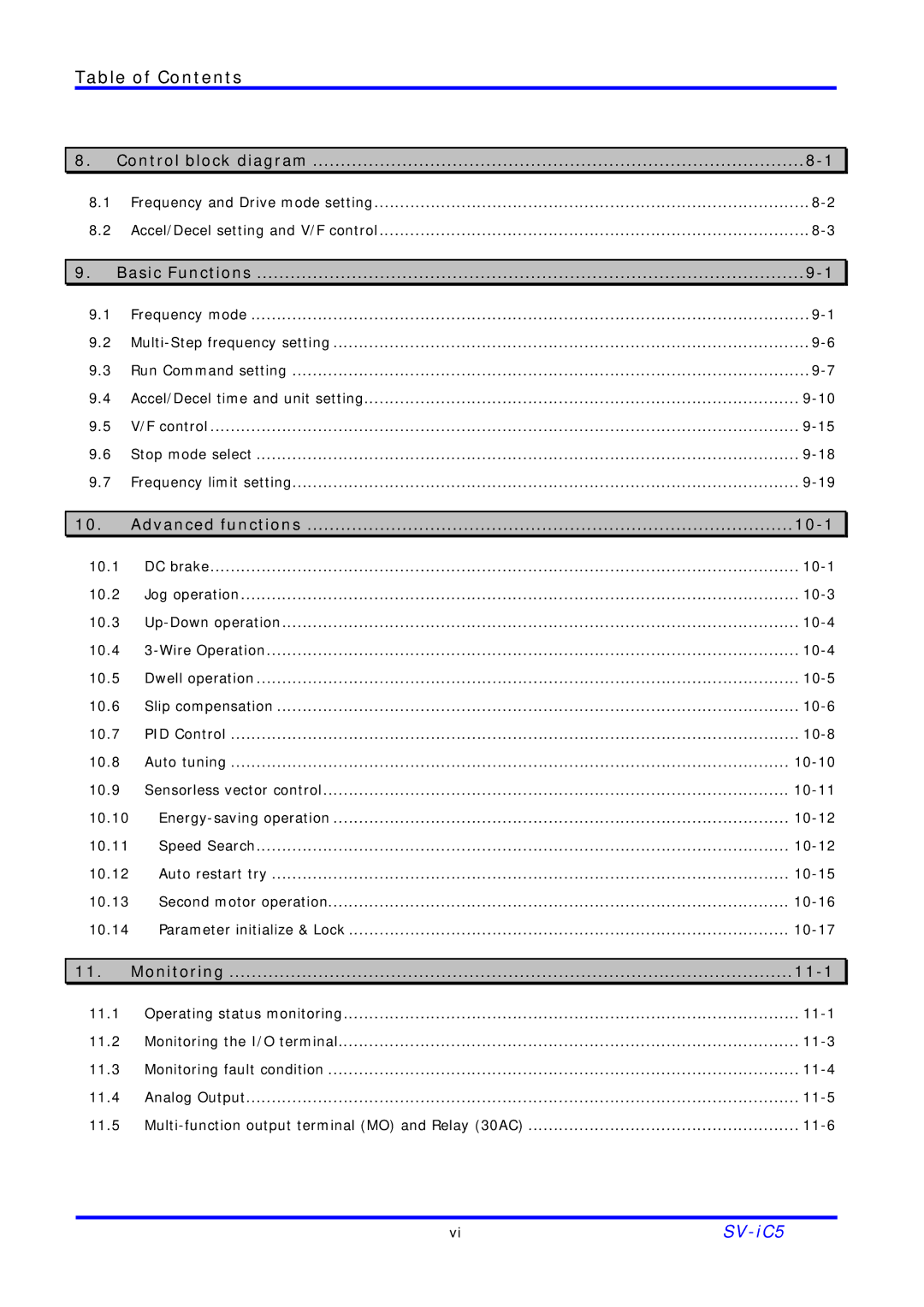 LG Electronics SV-iC5 Series manual 10-1 