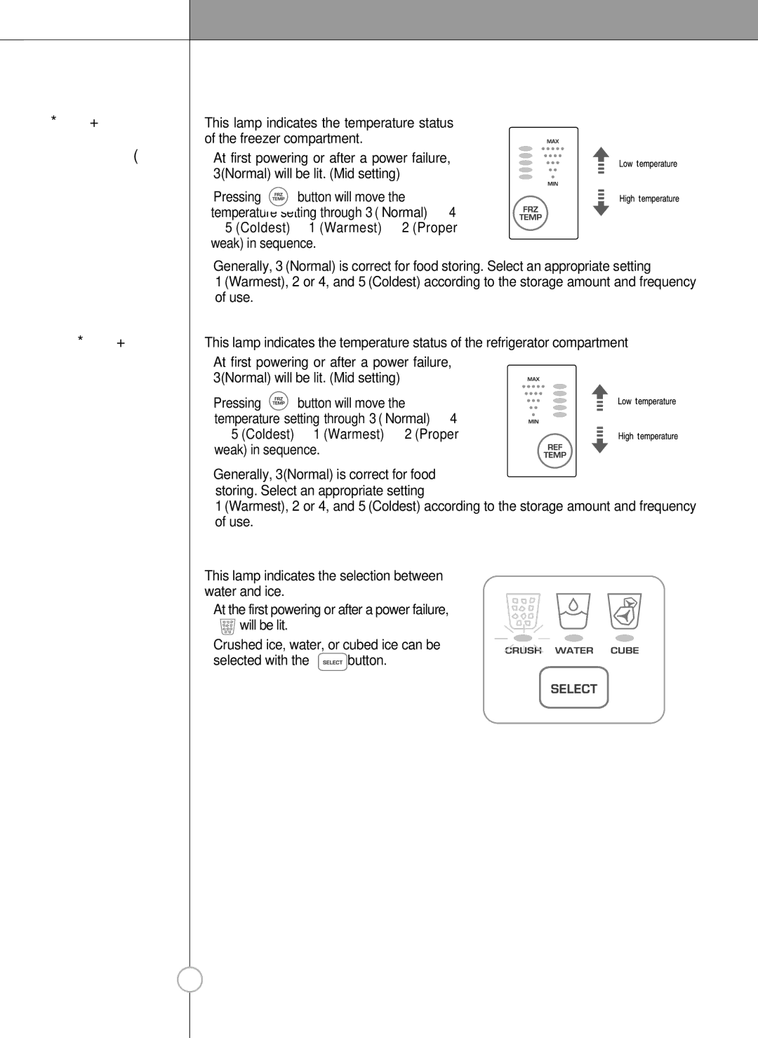 LG Electronics SXS manual How to adjust, Compartment 