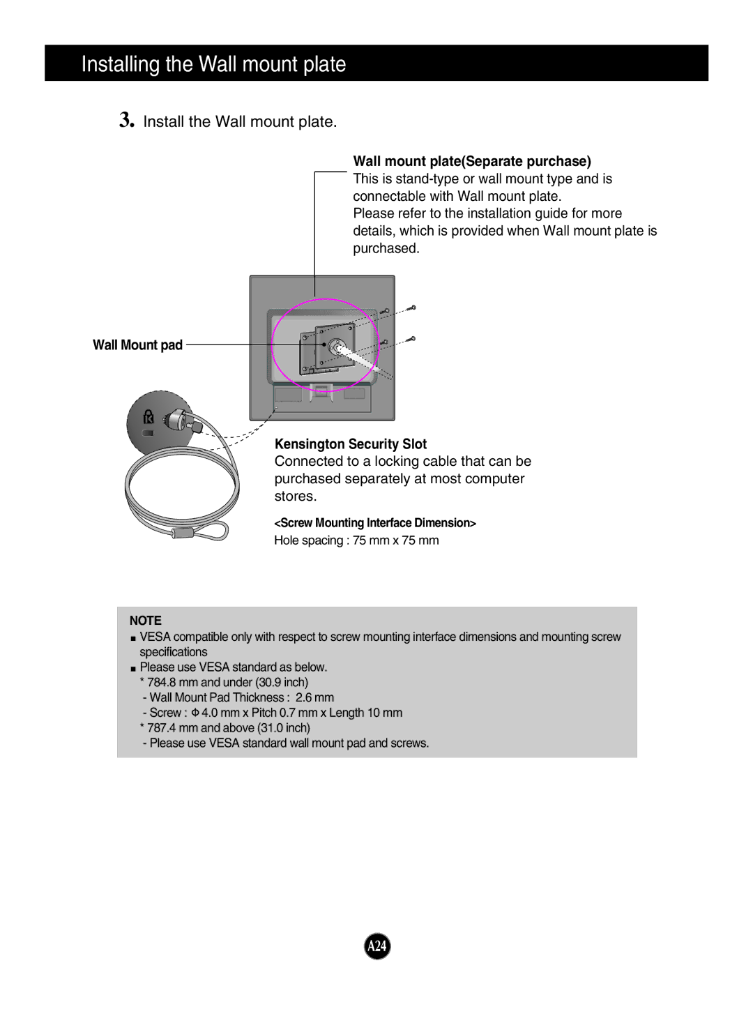 LG Electronics T1710B, T1910B owner manual A24 