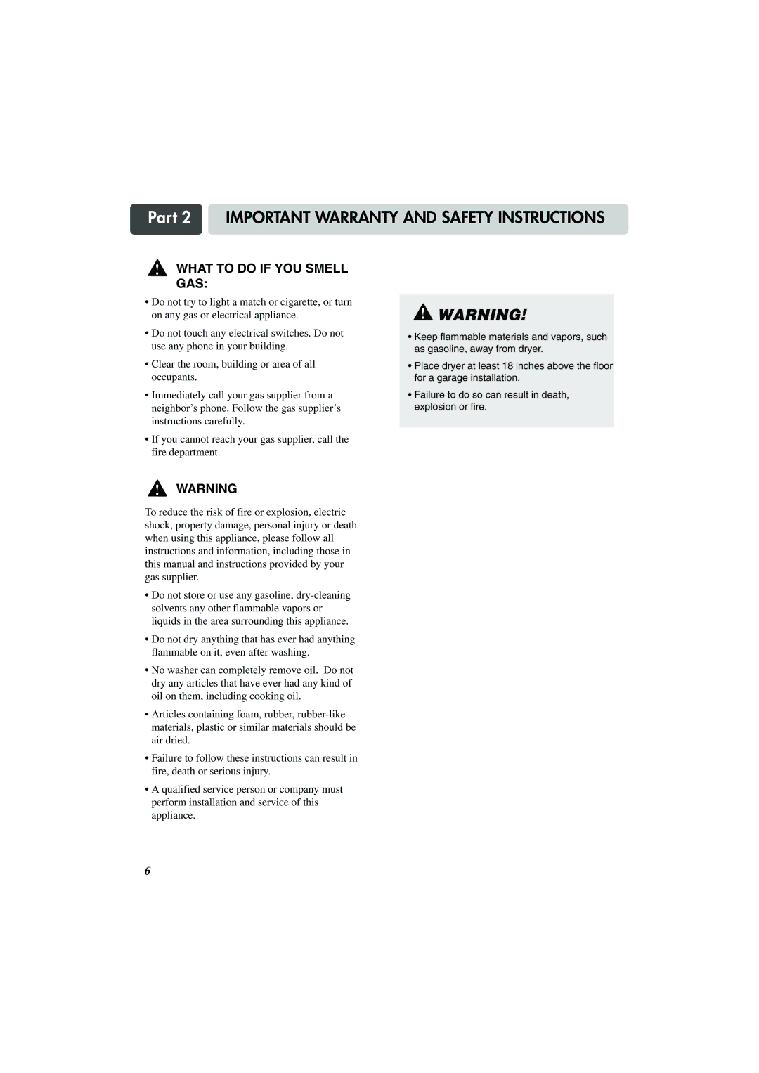 LG Electronics TD-V10159G, TD-V10155G, TD-V10150G manual What to do if YOU Smell GAS 