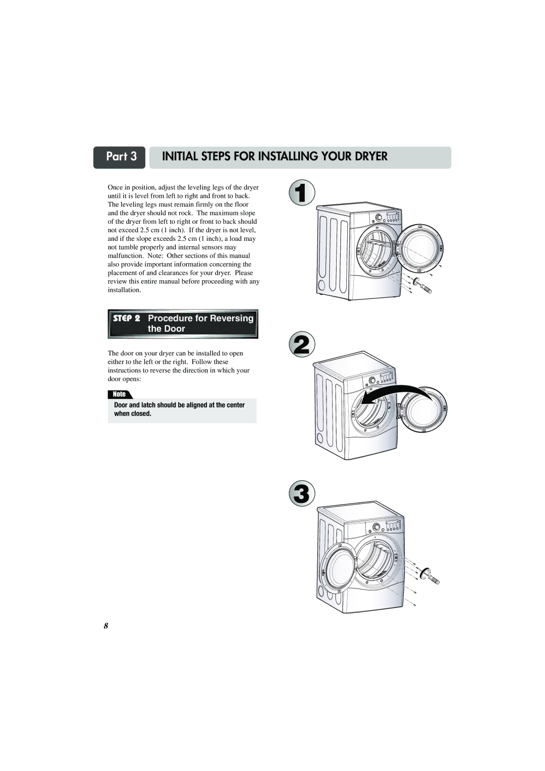 LG Electronics TD-V10155G, TD-V10159G, TD-V10150G manual Door 