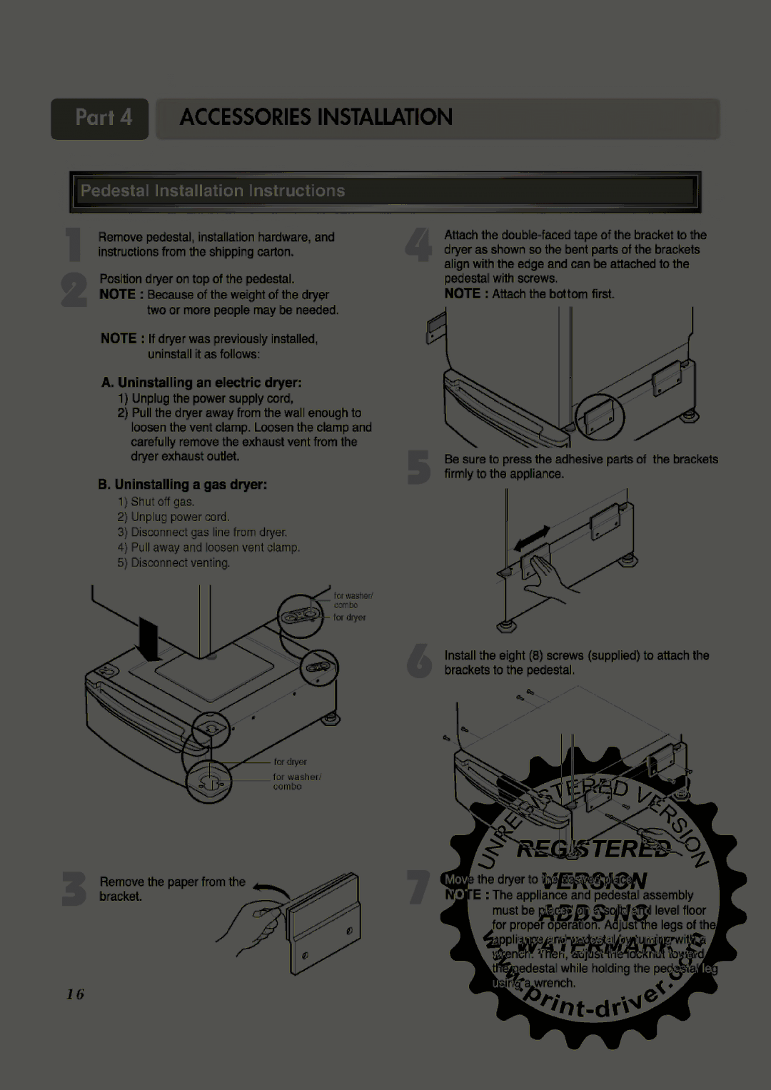 LG Electronics TD-V12240G, TD-V12246E, TD-V12246G, TD-V12240E manual 