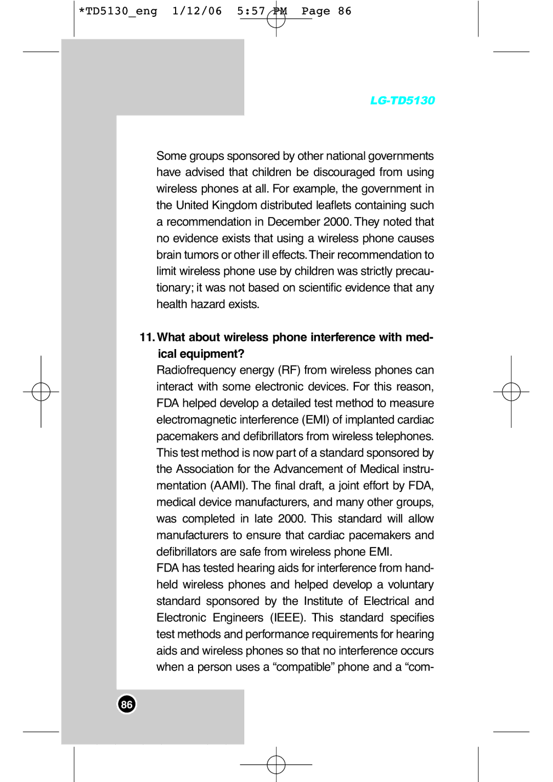 LG Electronics manual TD5130eng 1/12/06 557 PM 