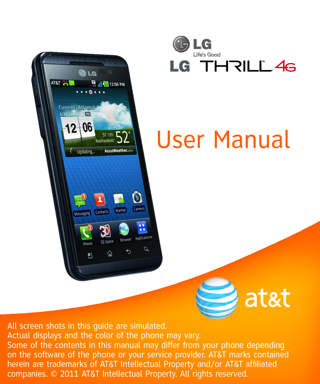 LG Electronics Thrill4GUnlocked user manual 