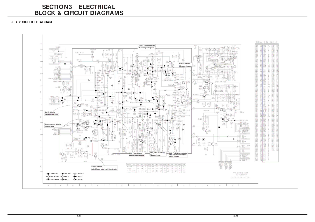 LG Electronics TL-AT130M service manual V Circuit Diagram 