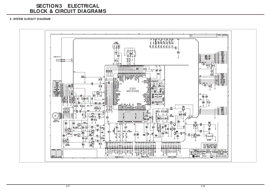 LG Electronics TL-AT130M service manual System Clrcuit Diagram 