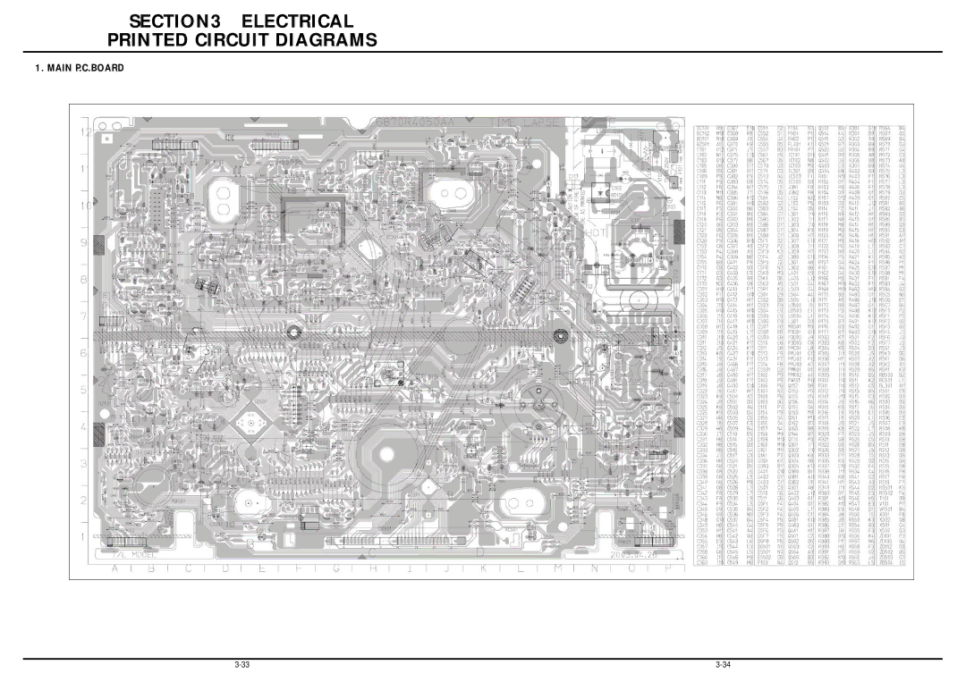 LG Electronics TL-AT130M service manual Electrical Printed Circuit Diagrams 