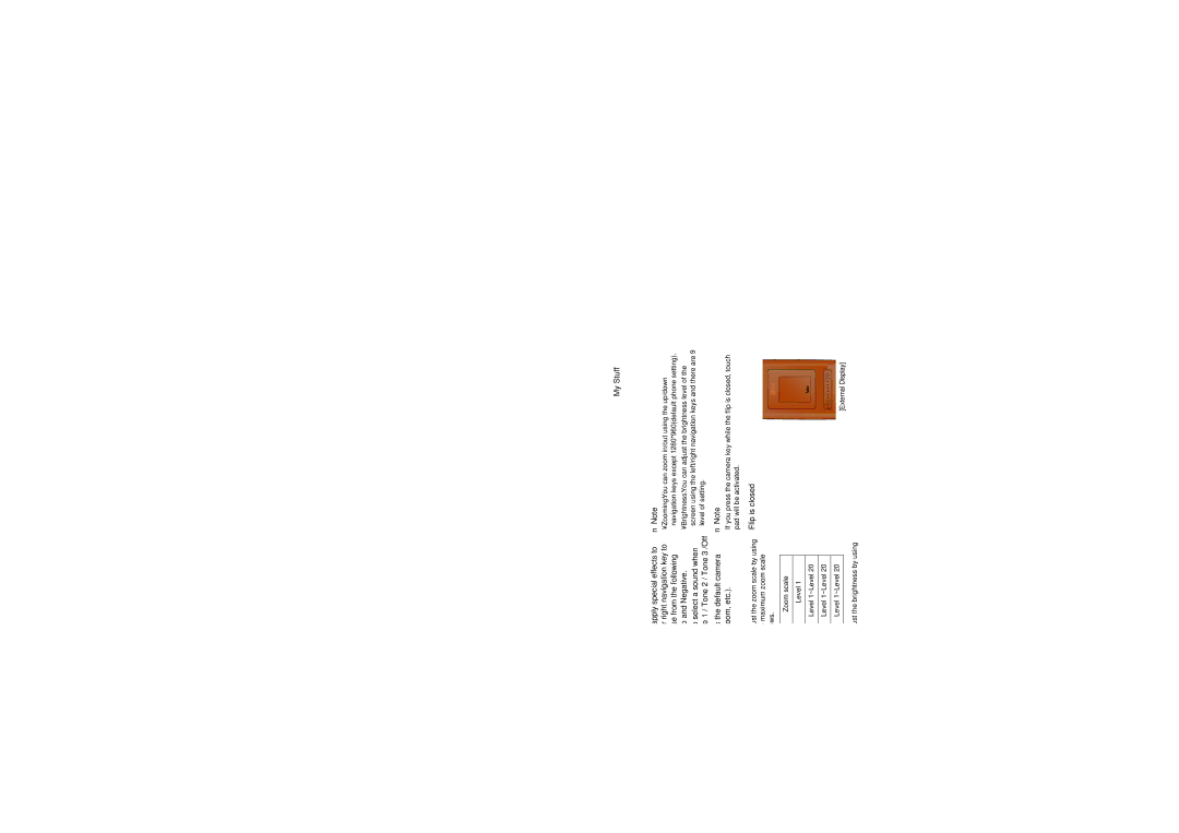 LG Electronics Trax manual Resolution Zoom scale 