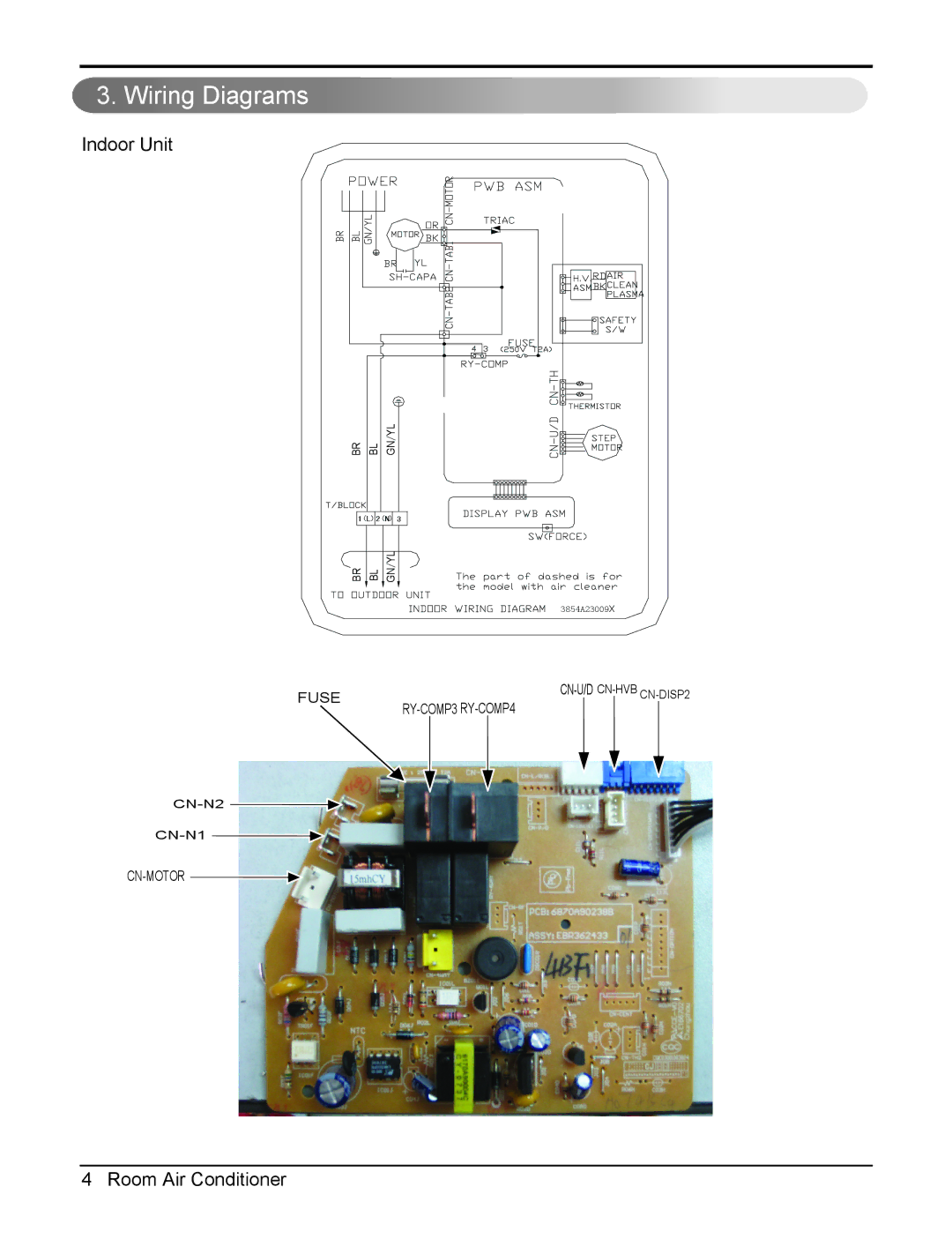 LG Electronics TS-C122YDA0 manual Indoor Unit, Room Air Conditioner 