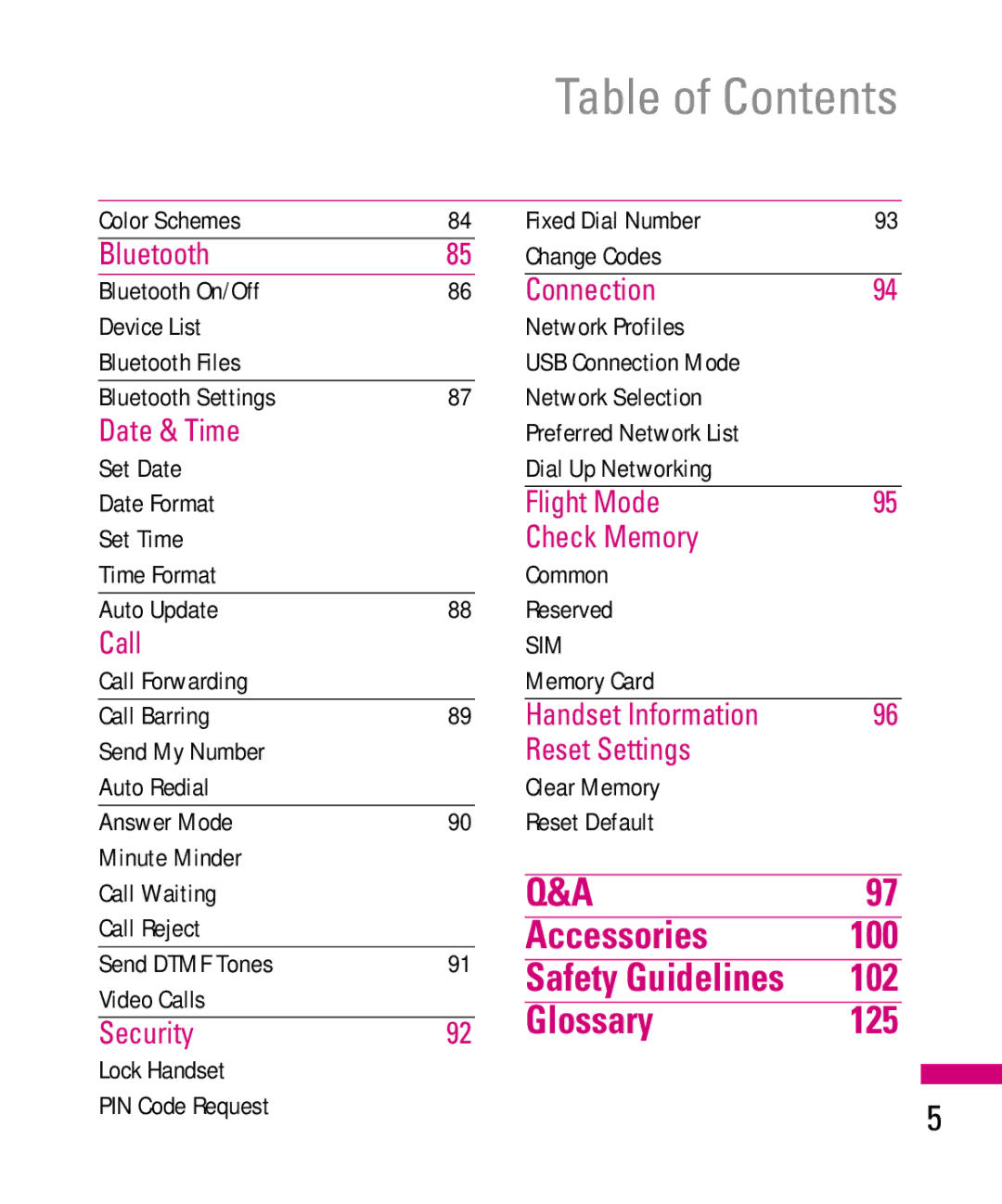 LG Electronics TU500F manual Safety Guidelines 