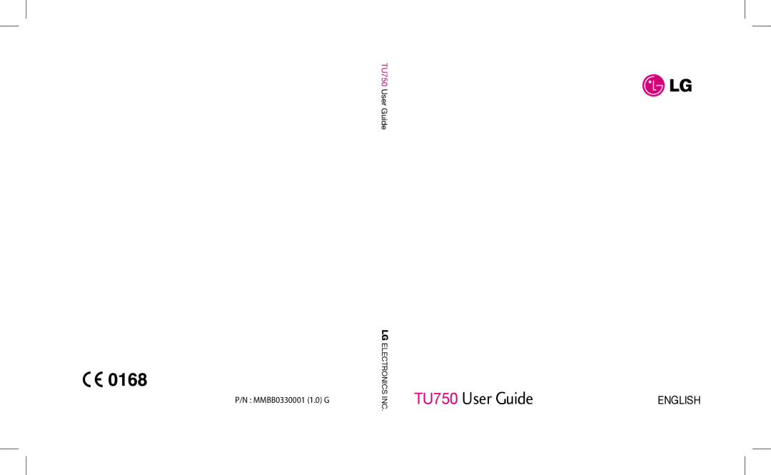 LG Electronics manual TU750 User Guide 