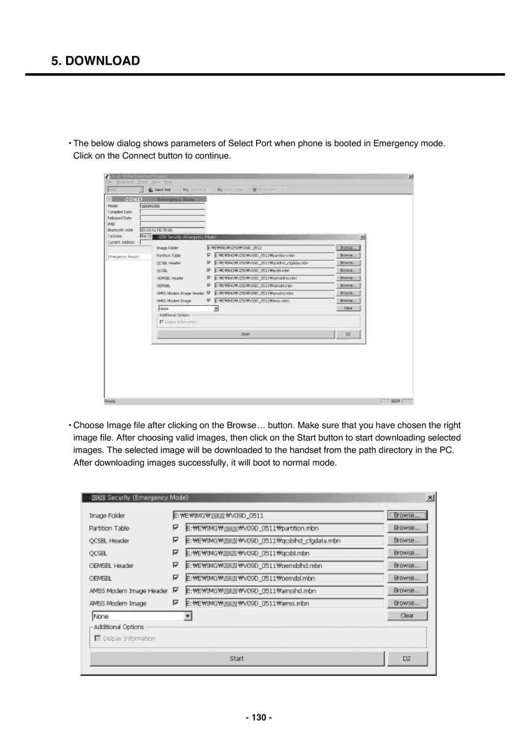 LG Electronics U250 service manual 130 