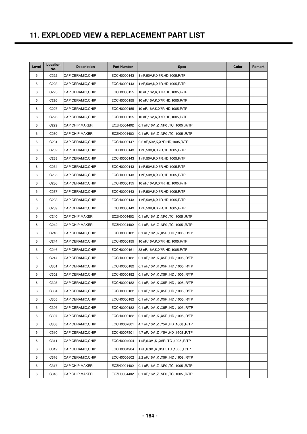 LG Electronics U250 service manual 164 