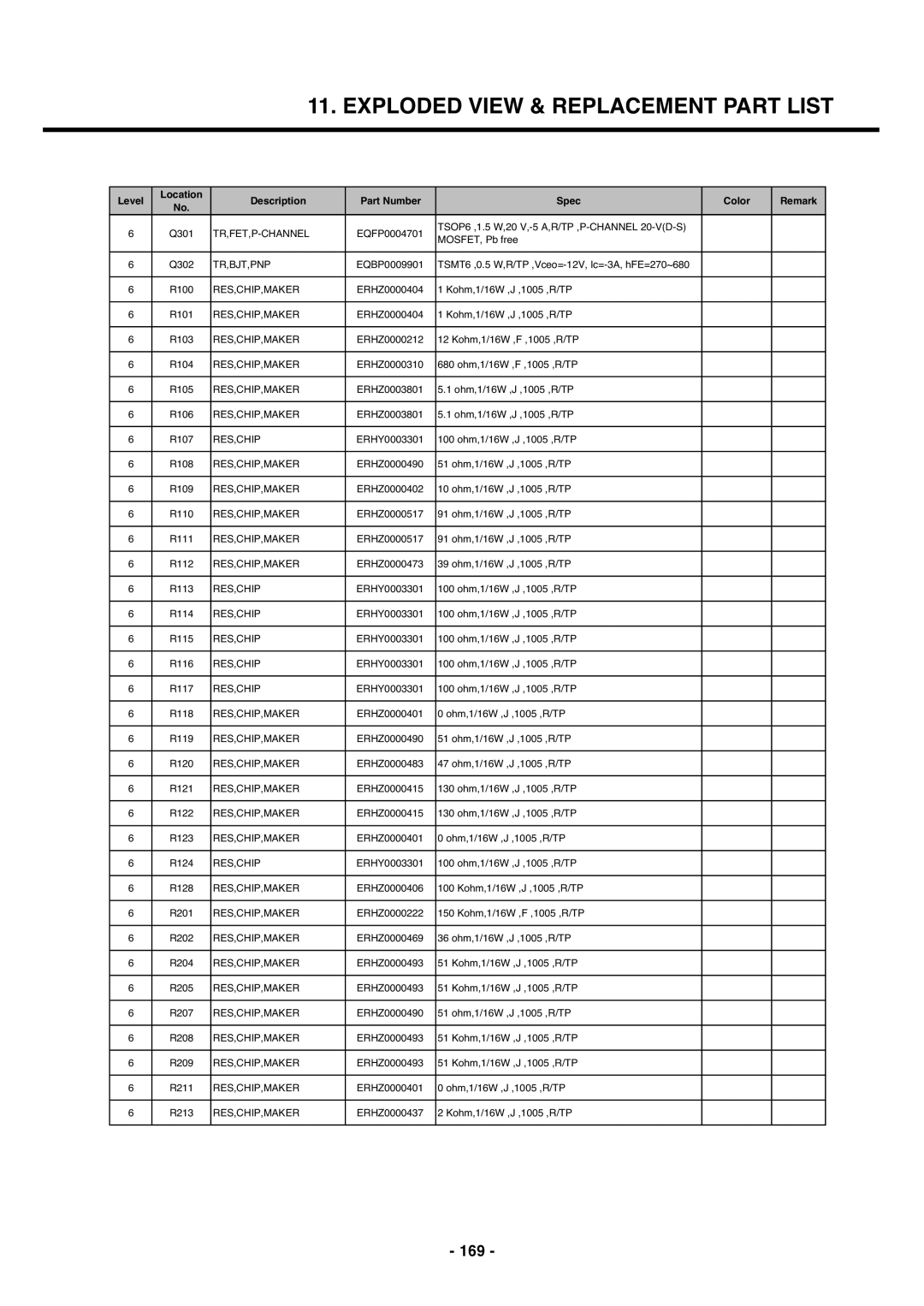 LG Electronics U250 service manual 169 