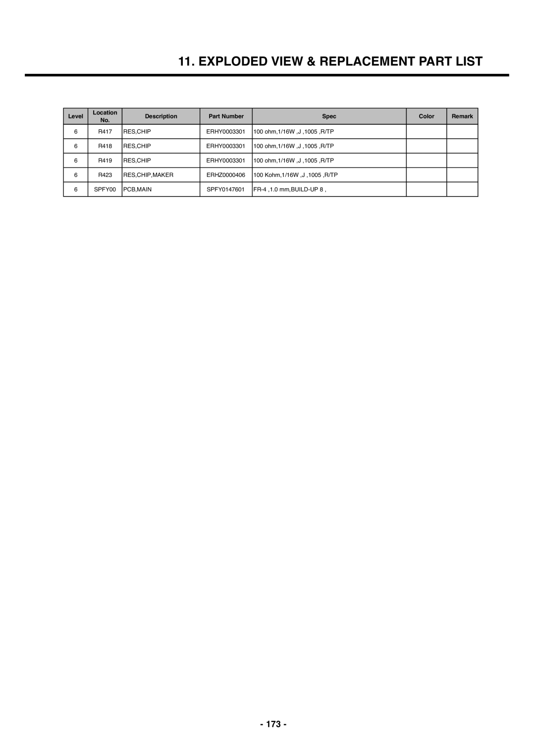 LG Electronics U250 service manual 173 