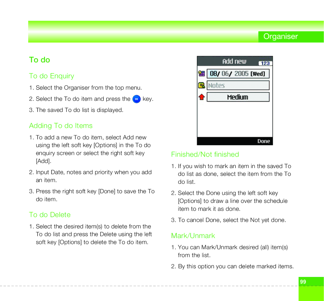 LG Electronics U8360 manual To do 