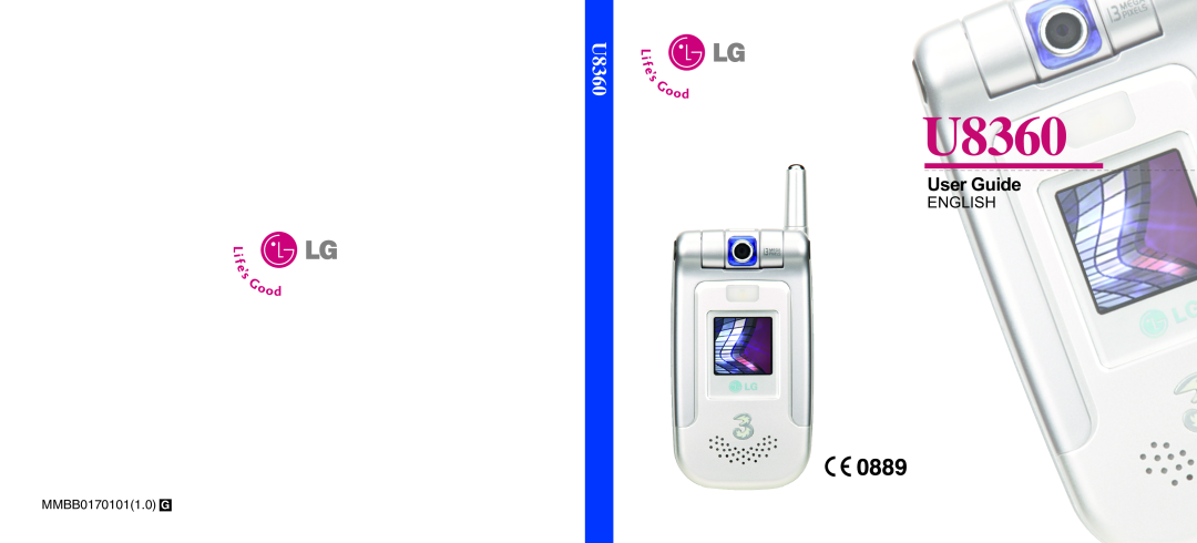 LG Electronics U8360 manual User Guide, English, MMBB01701011.0 G 