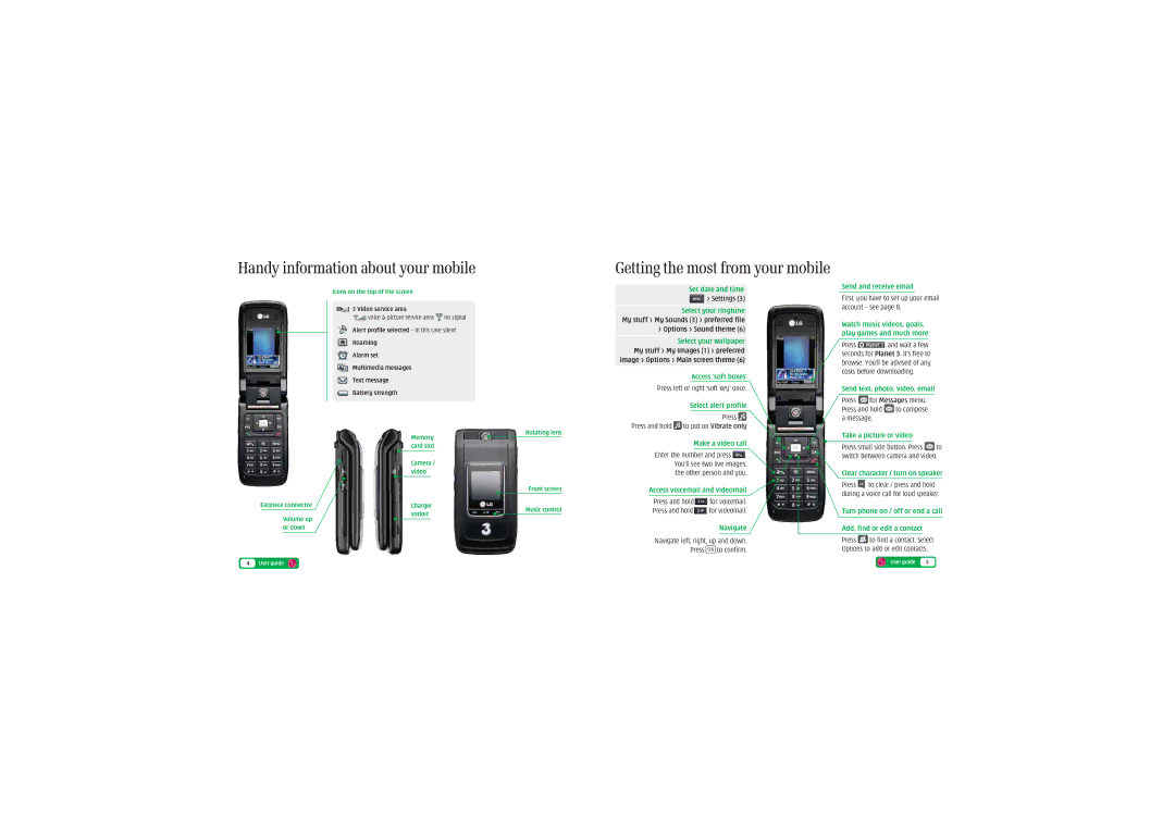 LG Electronics U8803 manual Options Sound theme 