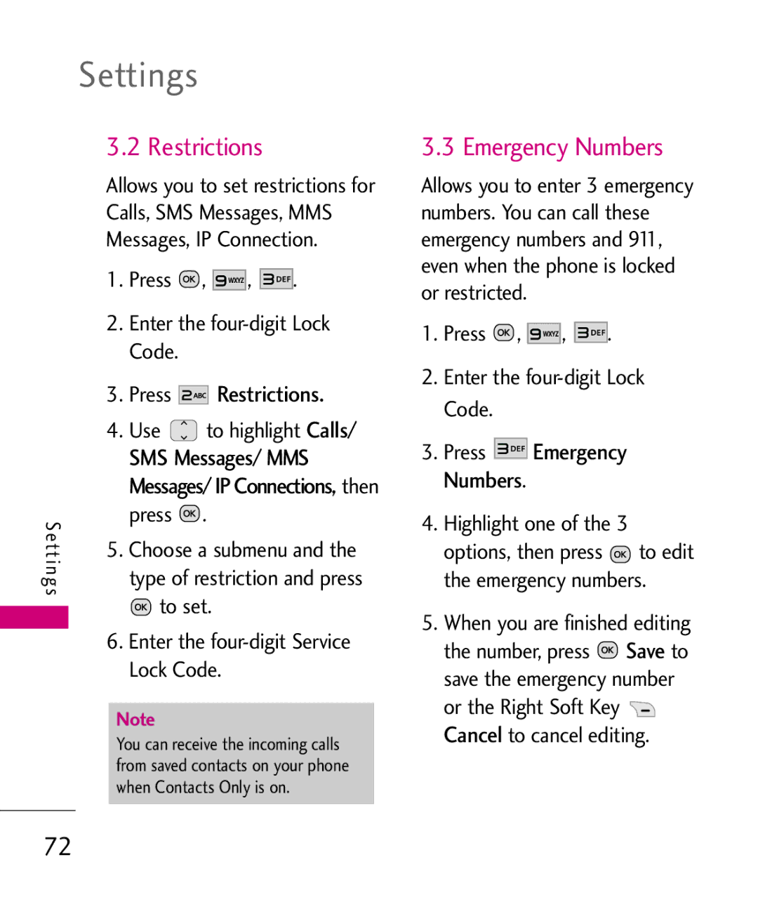 LG Electronics UN150 manual Restrictions, To set, To cancel editing 