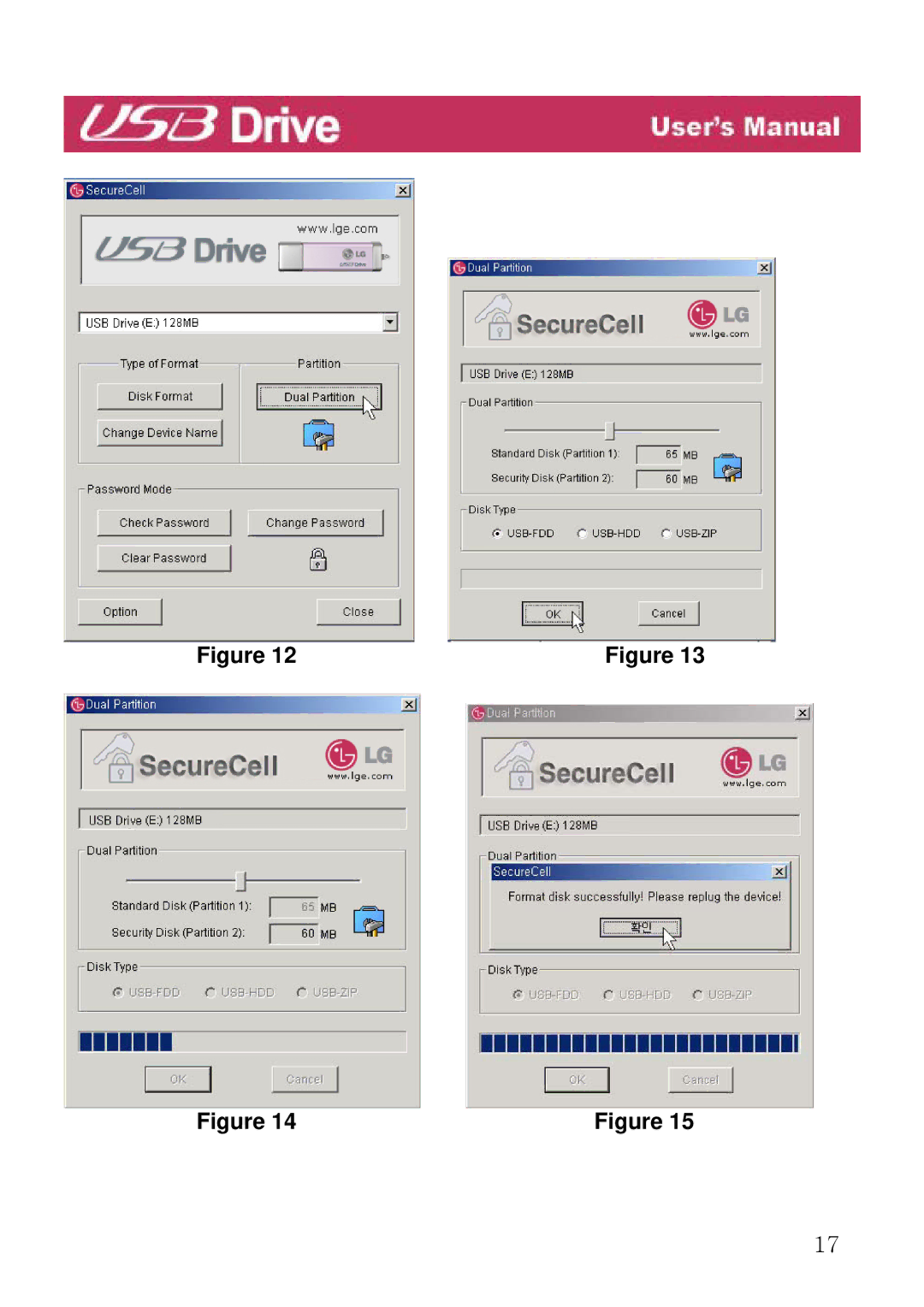 LG Electronics USB Drive manual 