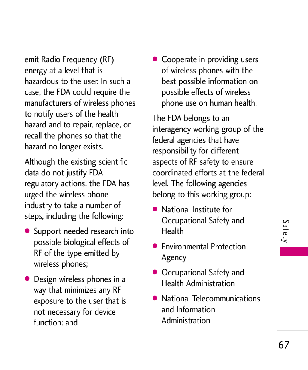 LG Electronics UX145 manual 