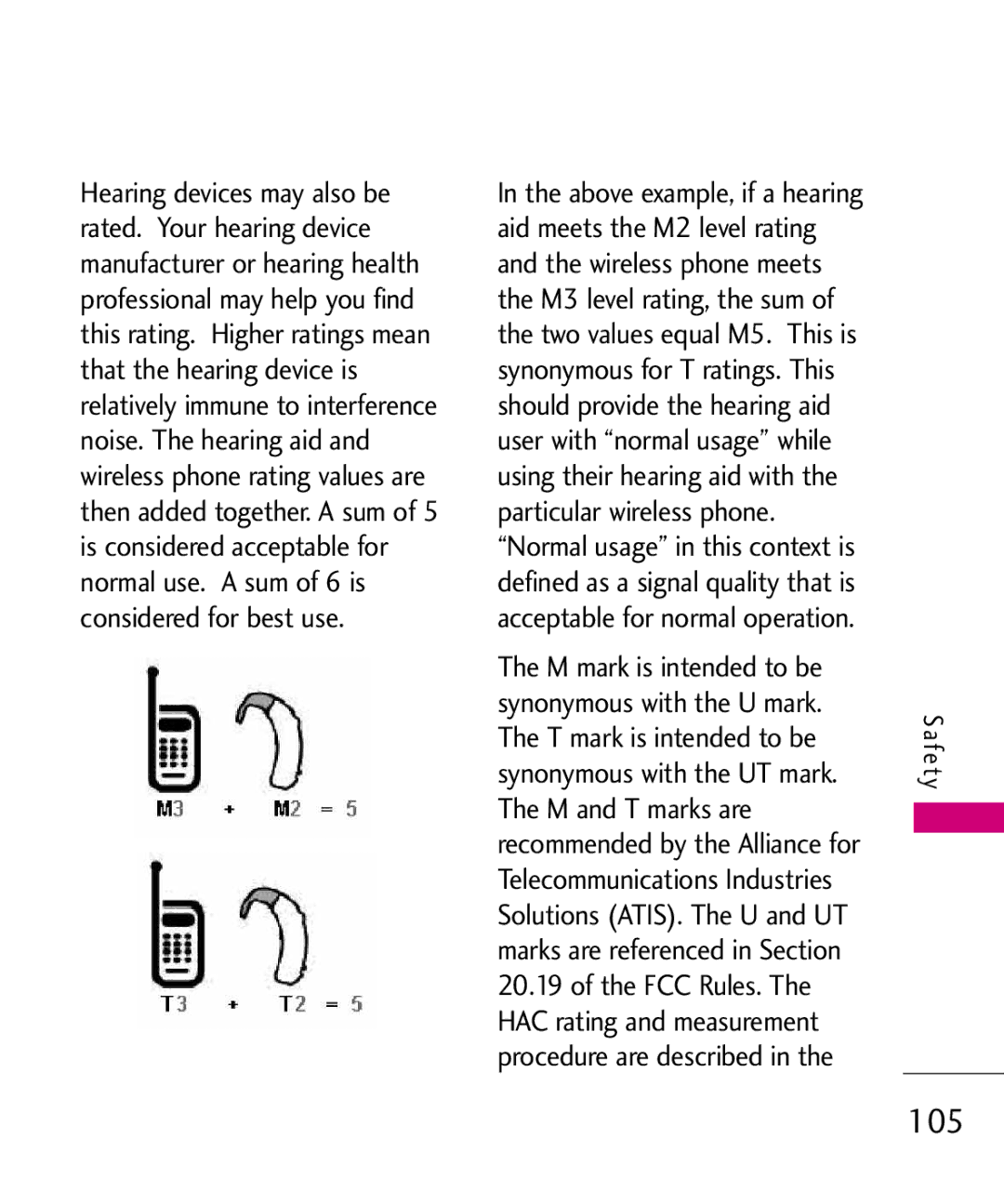 LG Electronics UX310H manual 105 