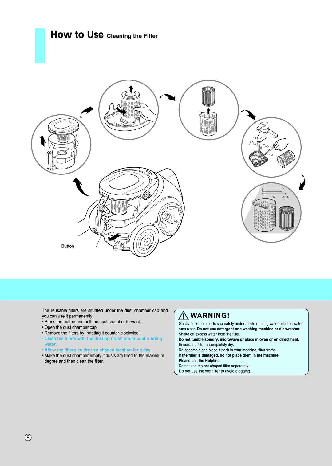 LG Electronics V-CD281NTY manual 