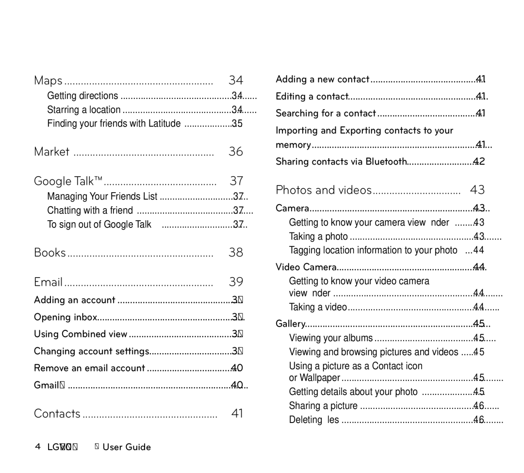 LG Electronics V909 manual Getting to know your video camera, Using a picture as a Contact icon 