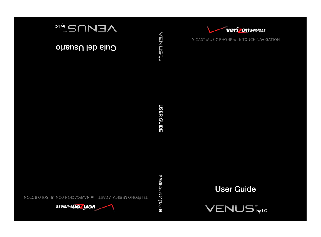 LG Electronics VENUS manual Usuario del Guía 