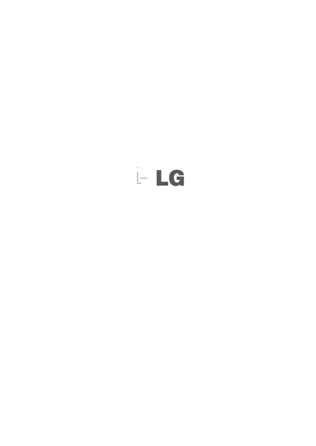 LG Electronics Version 1.0 user manual 