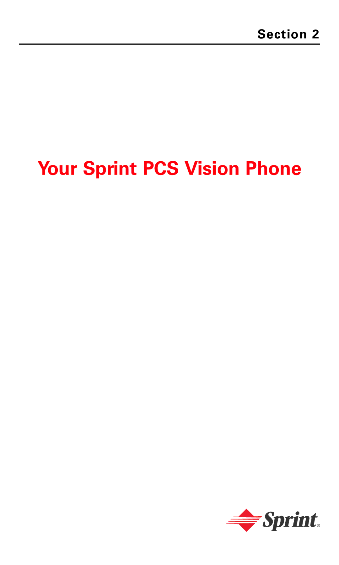 LG Electronics VI-5225 manual Your Sprint PCS Vision Phone 