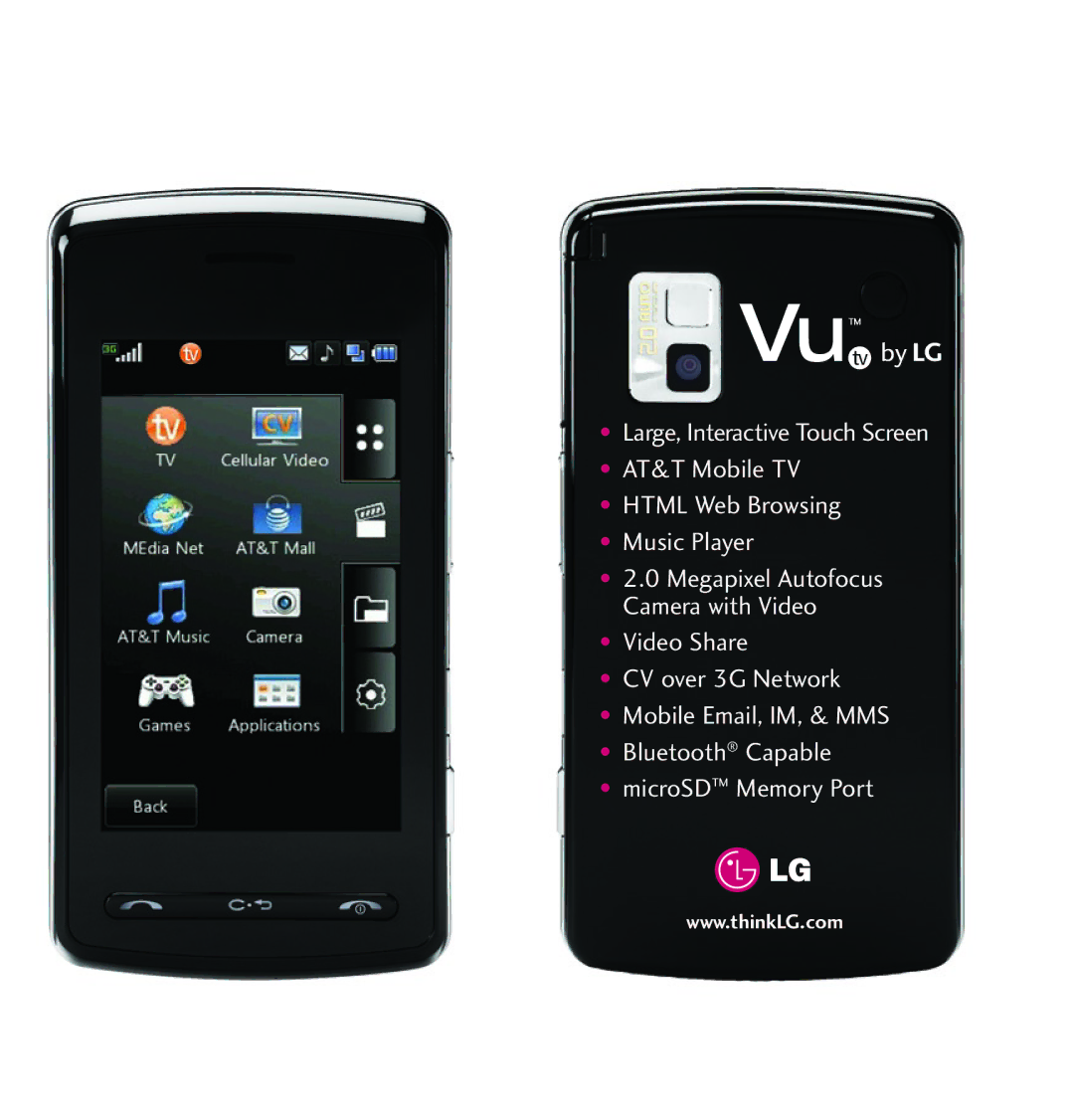 LG Electronics VU manual Megapixel Autofocus Camera with Video 